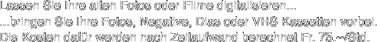 Lassen Sie Ihre alten Fotos
