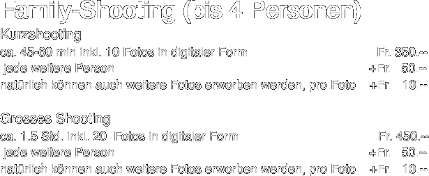 Family-Shooting (bis 4 Personen)